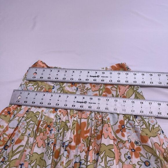 Cleobella Nora Retro Floral Pleated Mini Skirt Size Small Medium See Measurement - Picture 6 of 8